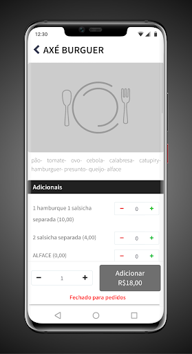 Kero Lanche Delivery Screen 2