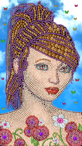 Diamond Dot to Dot - Drawing Screen 2