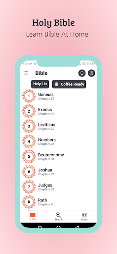 Android application Bible in English screenshort