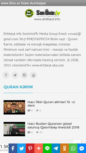 Ehlibeyt.info SonUmidTV