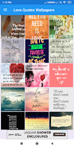 Love Quotes HD Wallpapers 2.0.60 APK + Мод (Unlimited money) за Android