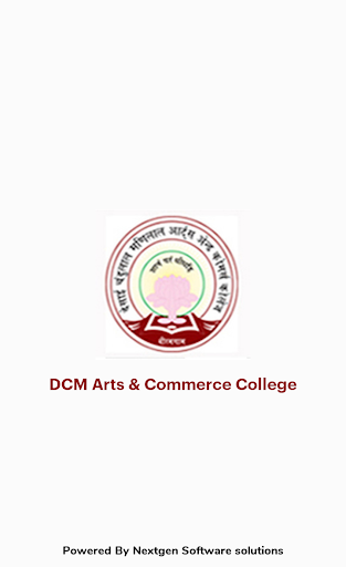 Android application DCM Arts & Commerce College screenshort