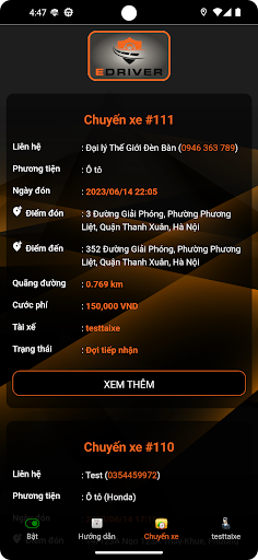 Zovotu Tài xế Screen 2