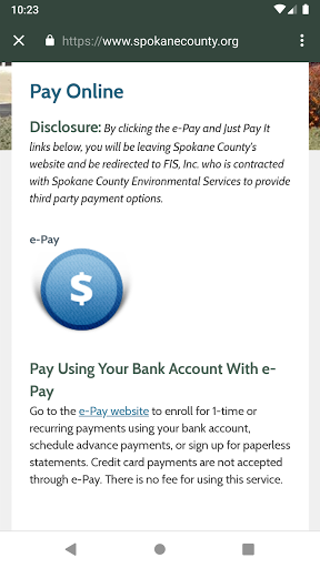 Spokane County on the Go Screen 3
