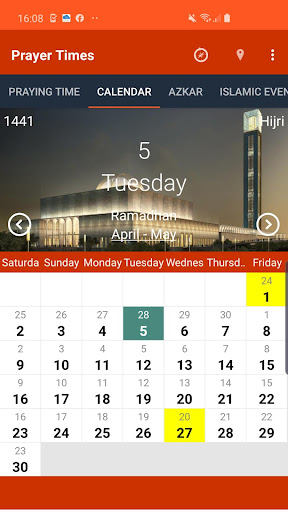Prayer Times (My Prayer) Screen 2
