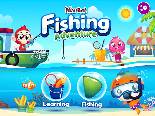 Screenshot of Marbel Fishing - Kids Games