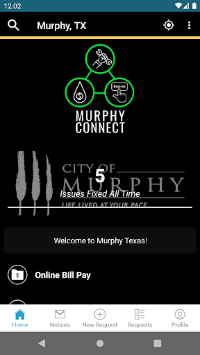 Android application Murphy Connect screenshort