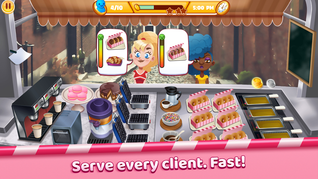 Boston Donut Truck: Food Game 1.0.35 APK + Mod (Unlimited money) for Android