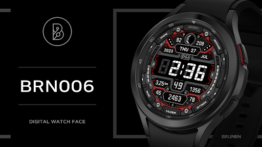 Android application BRN006 : Watch Face screenshort