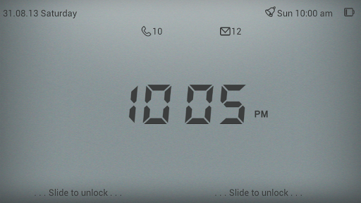 Go Locker Monochrome LCD Theme