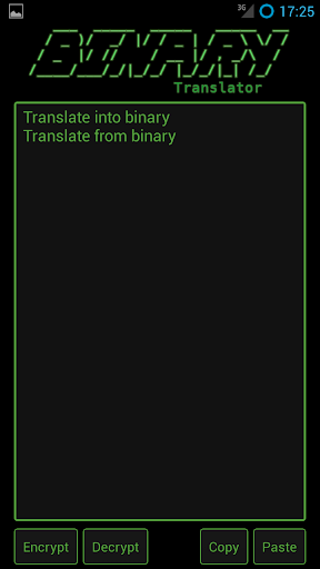 Binary Translator Screen 2