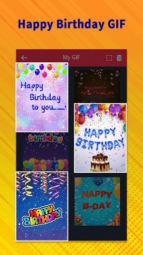 Happy Birthday Wishes GIF Screen 3