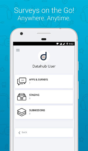 Android application Datahub Kiosk screenshort