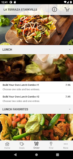 Android application La Terraza screenshort