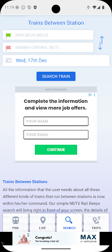 Train Running Status