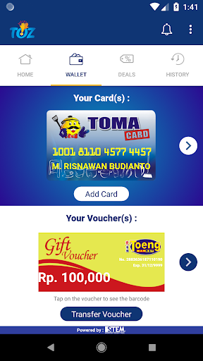 TOZ Member Card screenshot 3