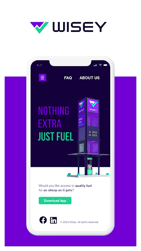 Android application Wisey - Just Fuel screenshort