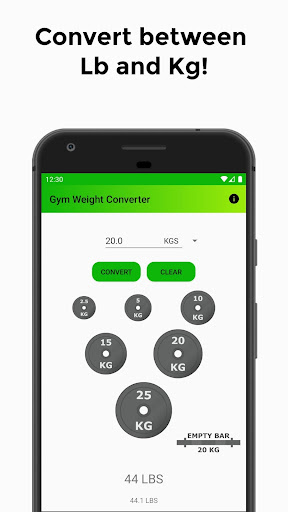 Gym Weight Converter Screenshot 3 - AppWisp.com