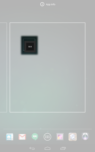 SSID Widget Screen 2