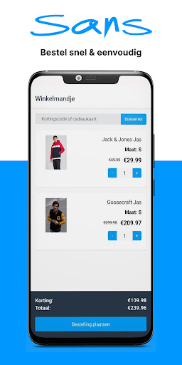 Sans-online.nl Merkkleding screenshot 5