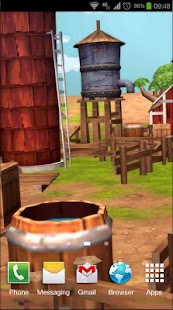 Screenshot Cartoon Farm 3D Live Wallpaper