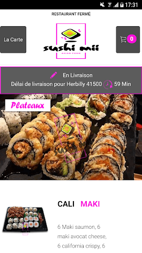 Sushi Mii Screen 3