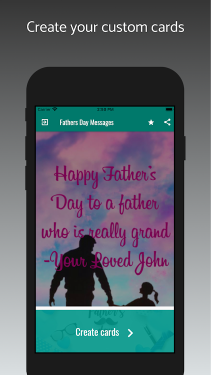 Fathers Day Cards Creator - 1.0.3 - (Android)