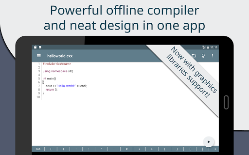 Cxxdroid - C/C++ compiler IDE - Education - apps