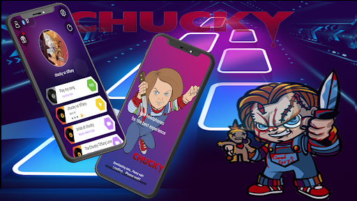 Android application Chucky EDM Hop Tiles Music screenshort