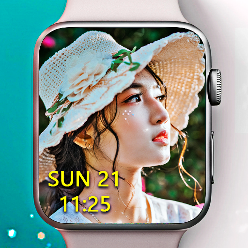 Smartwatch classic photo frame logo