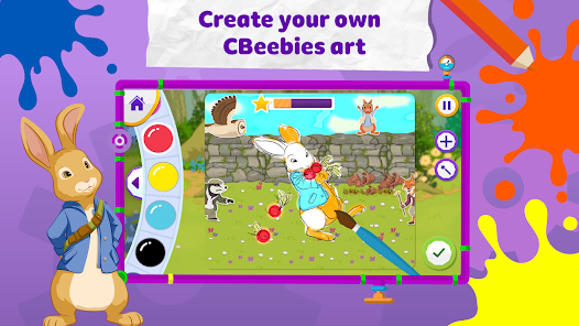  CBeebies obtiene pintura creativa