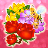 Flower Crush Match 3 - Blossom Legend Garden Games icon