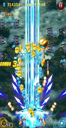 Galaxy Attack Thunder Shooter 2022 APK MOD – Pièces Illimitées (Astuce) screenshots hack proof 1