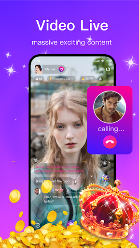 Gimme-Live&Chat Screen 2