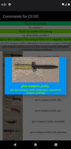 commands for CS GO Screen 2