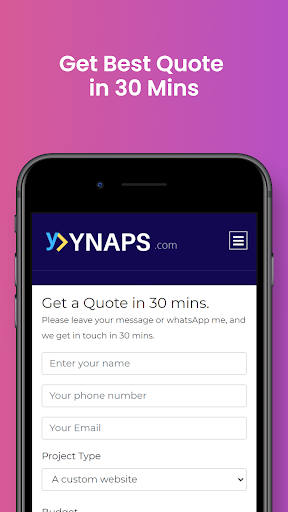 YNAPS | Website And APP Screen 2