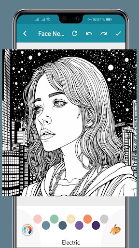 ArtVisage: Face Neuro Coloring Screen 2