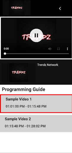 Trendz Network Screen 3