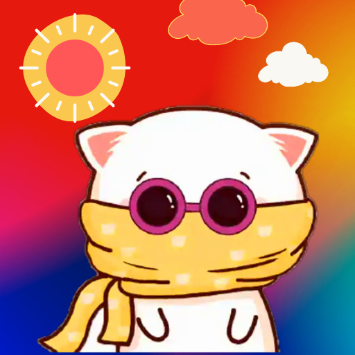 Mochi Peach Cat stickers logo
