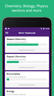 MCAT Prep: MCAT Flashcards Screenshot
