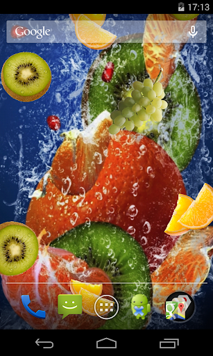 Fruits Live Wallpaper Screen 3