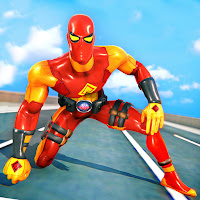 Iron Spider Rope Hero Man - Miami City Gangster 3D