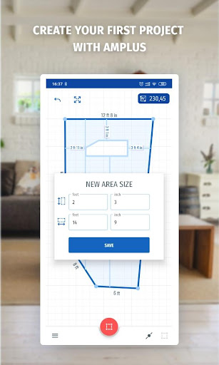 AMPLUS Area Measure Calculator Screenshot 4 - AppWisp.com