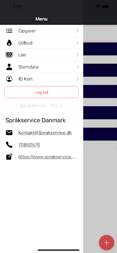 Språkservice DK - TolkeApp Screen 2