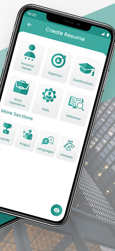 Resume Builder - PDF CV Maker Screen 2