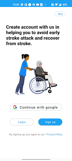 Android application Hope After Stroke screenshort