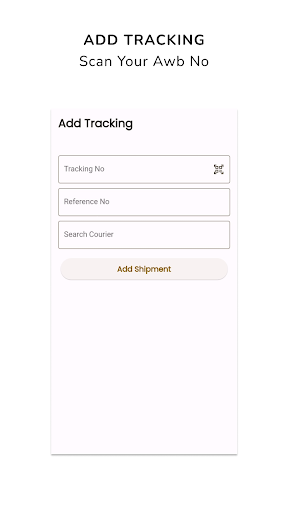 Android application PostTracker screenshort
