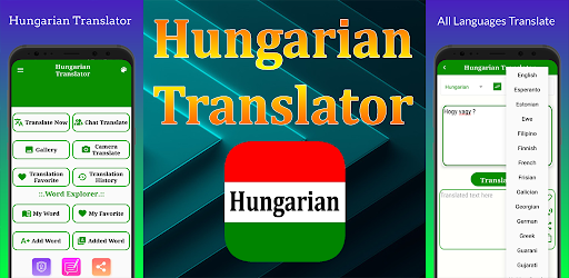 Android application Hungarian Translator screenshort