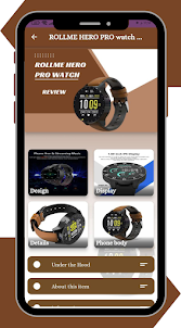 ROLLME HERO PRO watch guide