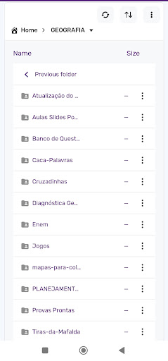 Mais Docente Screen 3